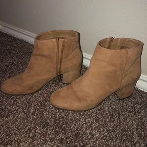 Brown booties